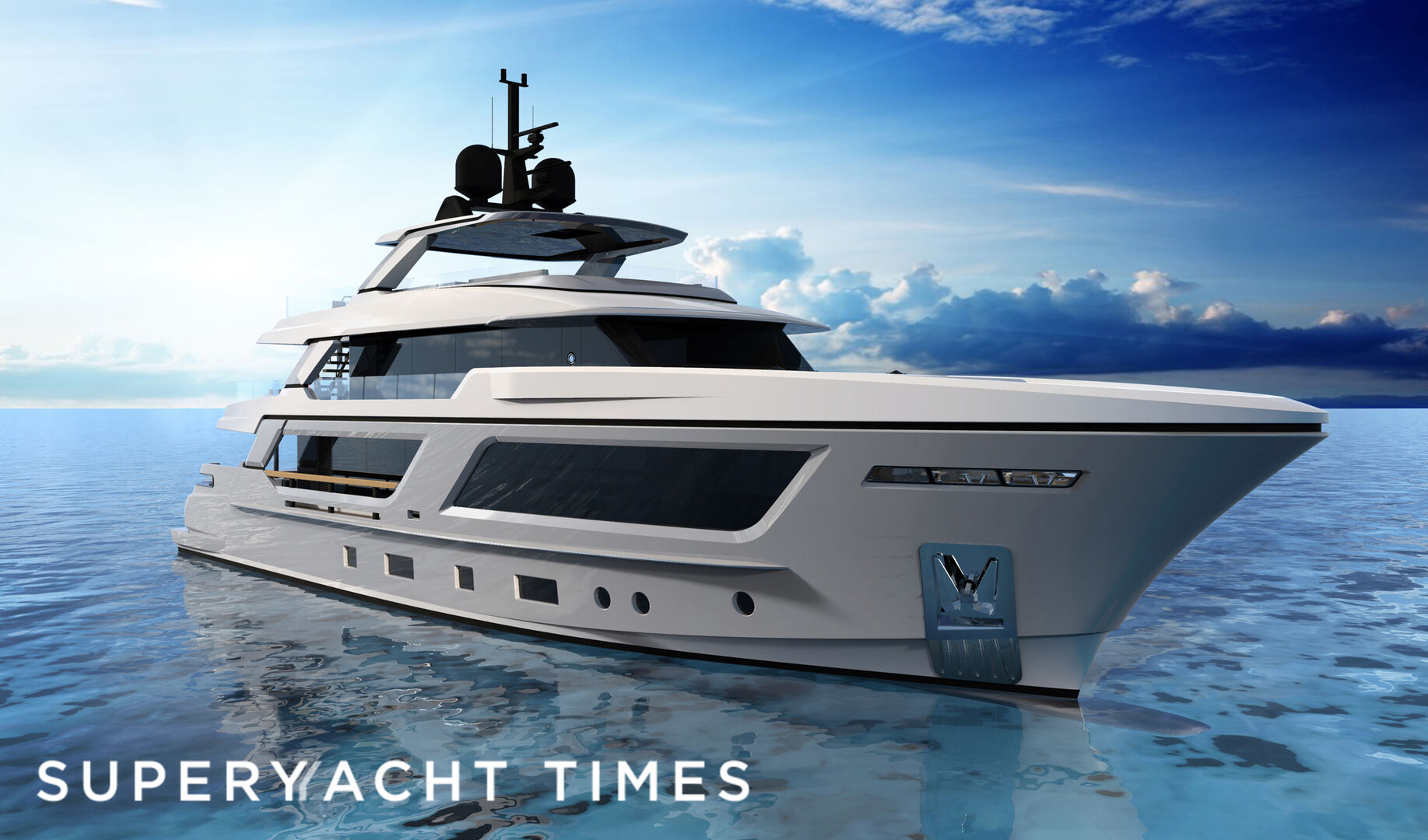 Cantiere delle Marche MG 115 yacht rendering