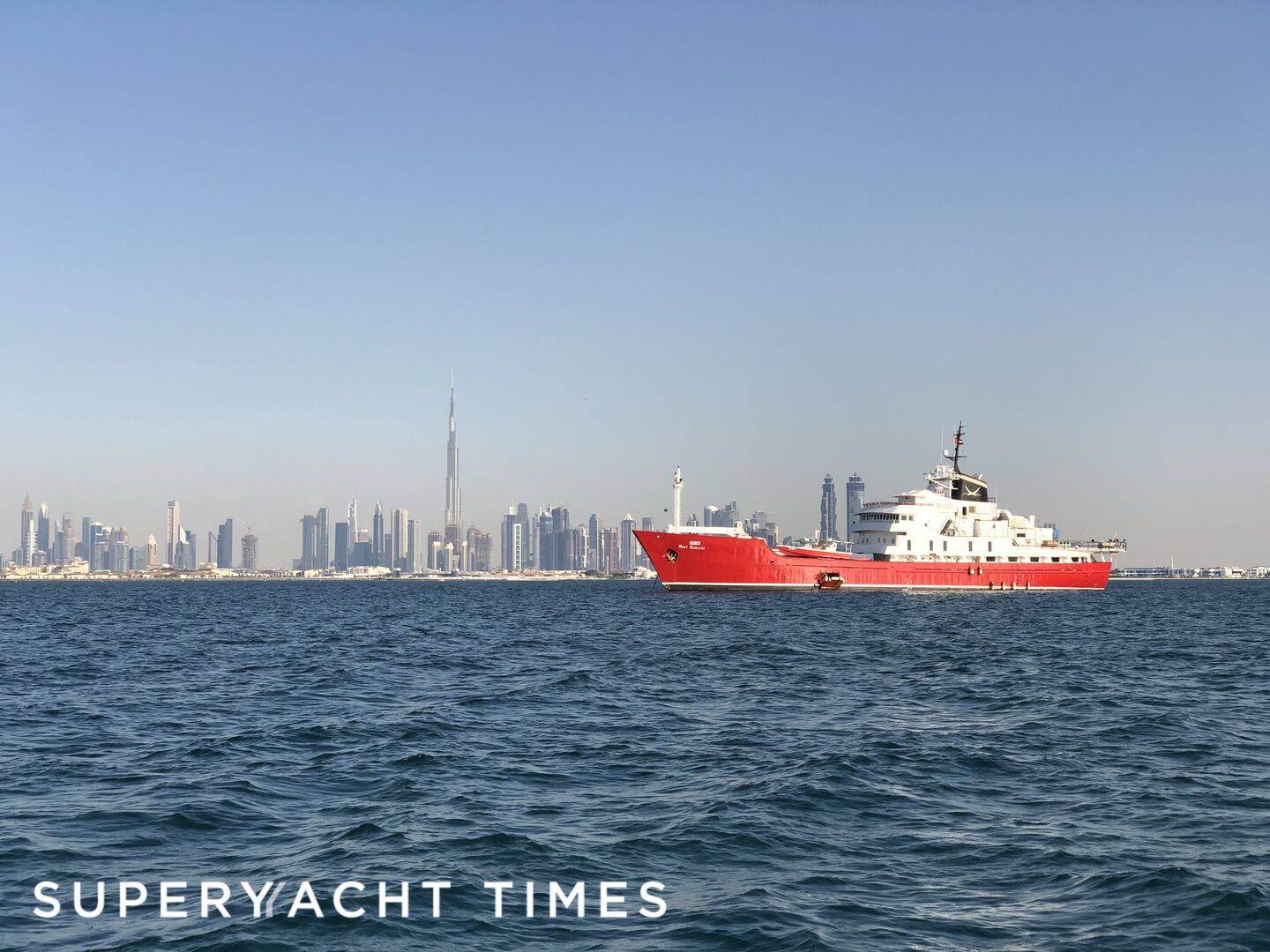The 81m converted explorer yacht Bart Roberts in Dubai, image size:1440x1080