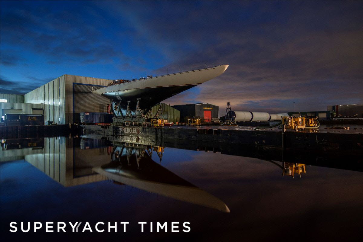 42m J Class Ranger sailing yacht refit completed at Vitters