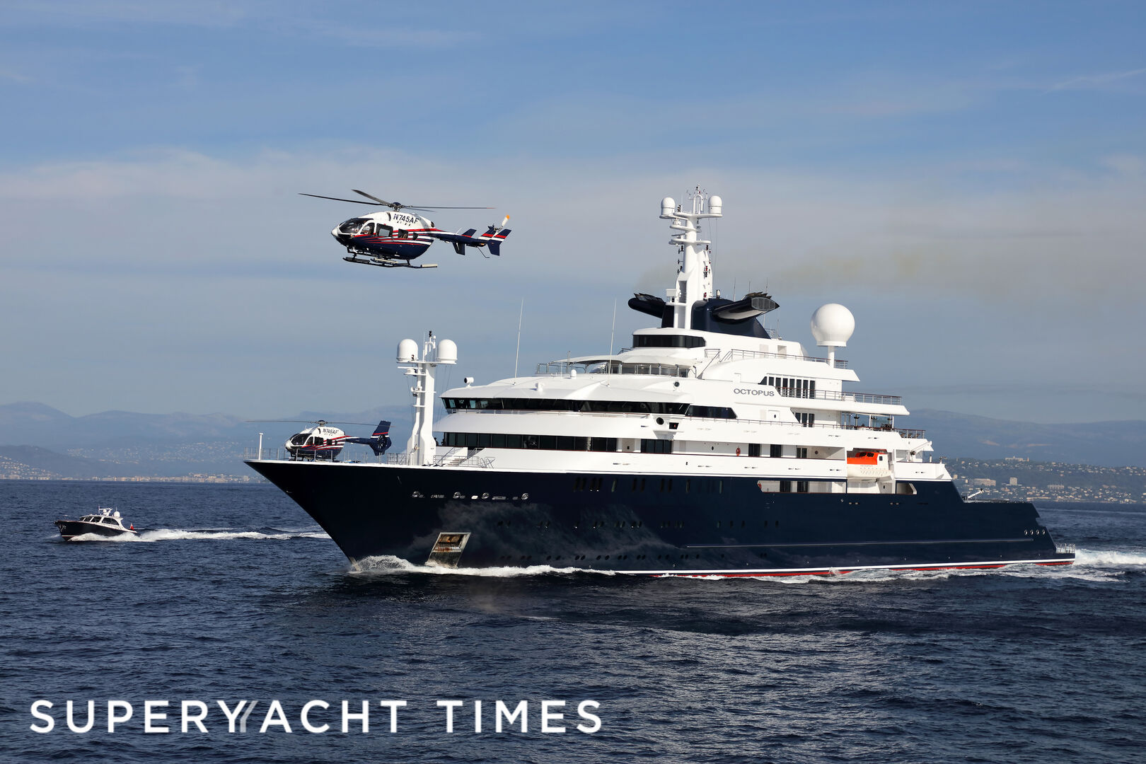 The iconic 126m Lürssen superyacht Octopus has been sold