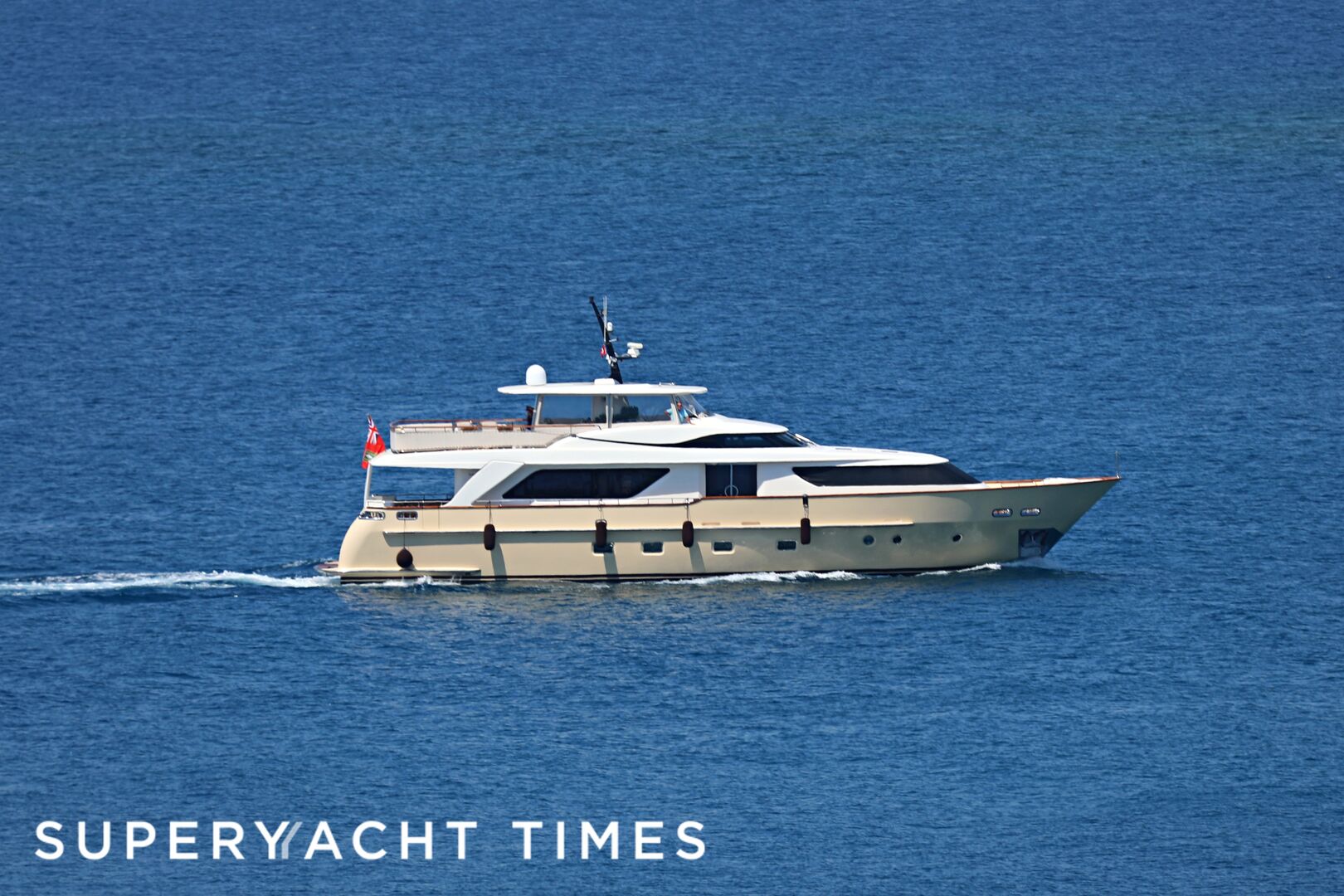 Christina yacht cruising off Kusadasi