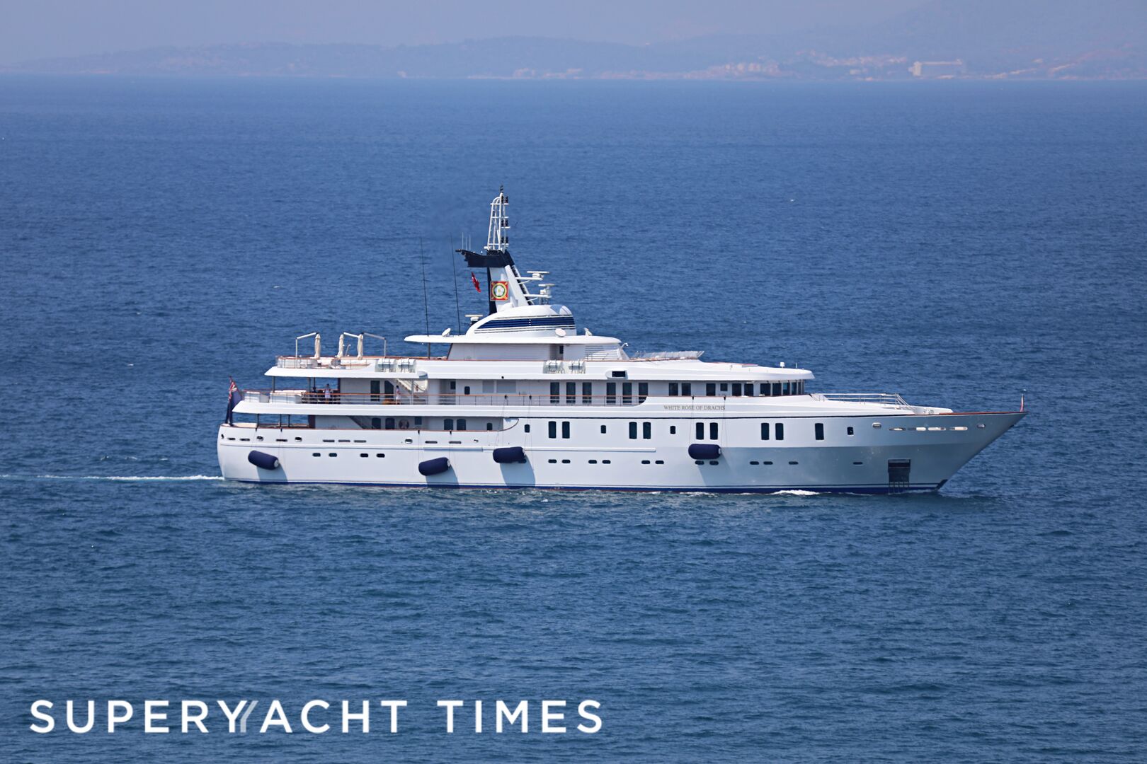 White Rose of Drachs yacht cruising off Kusadasi