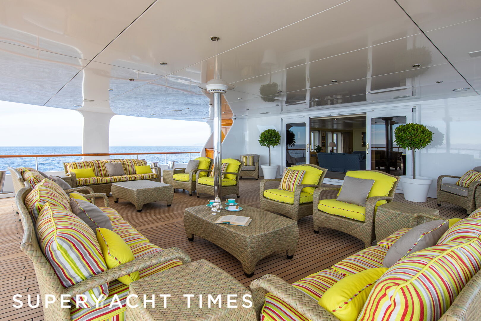 Leander G yacht deck