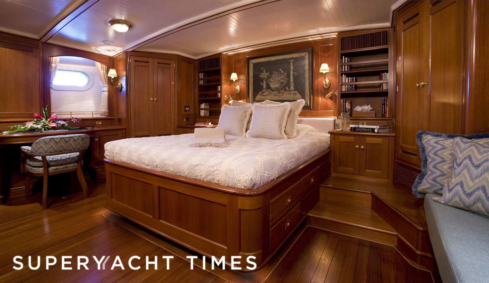 Axia yacht master's cabin
