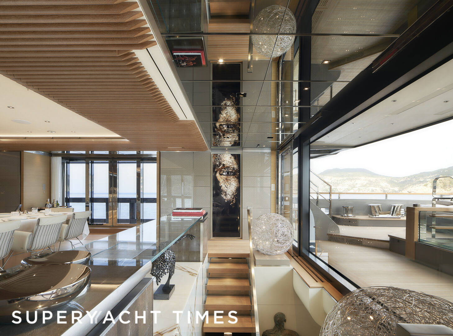 Attila yacht interior