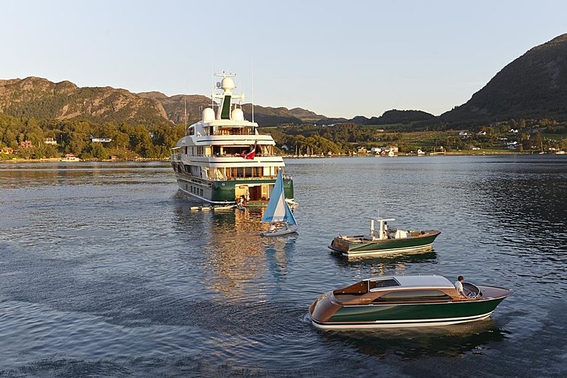 Sea Owl yacht anchored