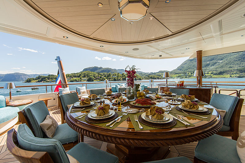 Sea Owl yacht deck