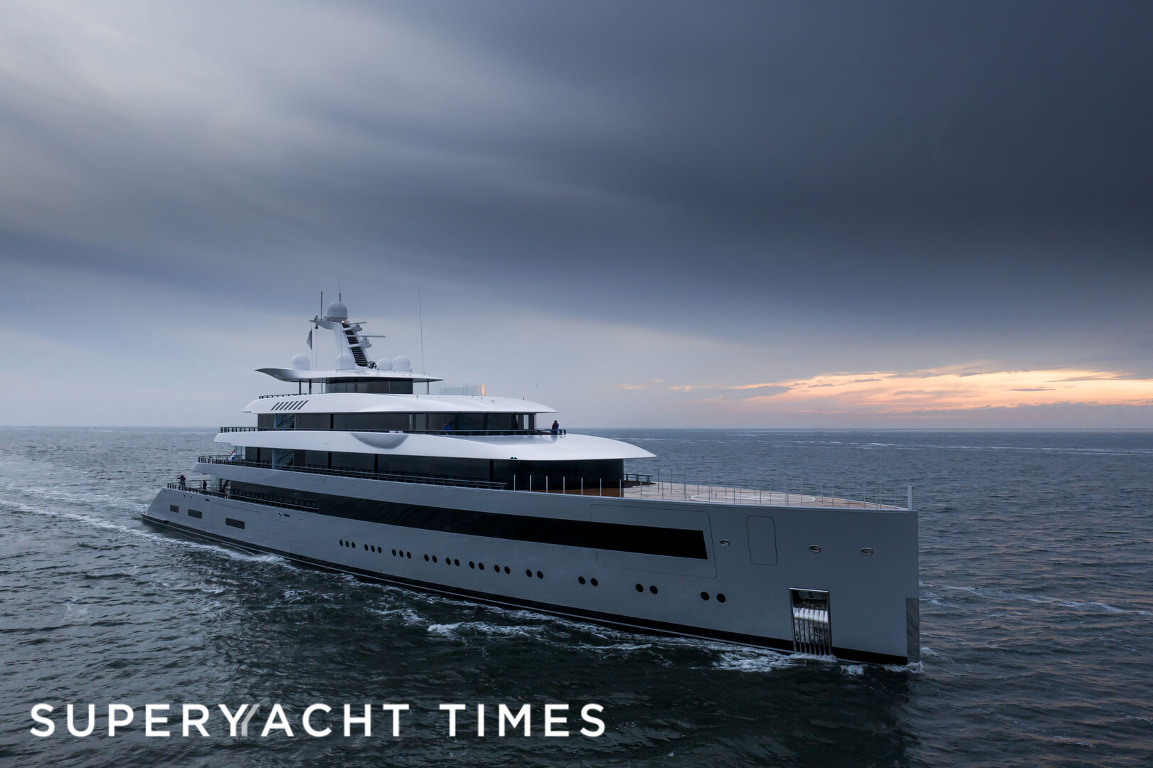 Moonrise yacht off Den Helder