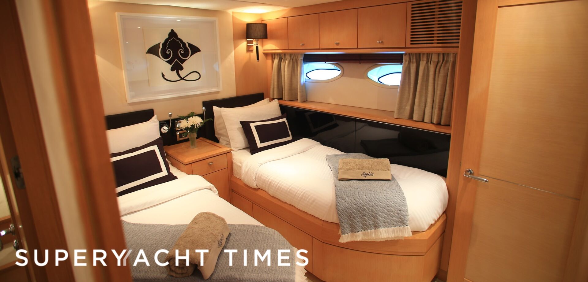 Sophia yacht stateroom