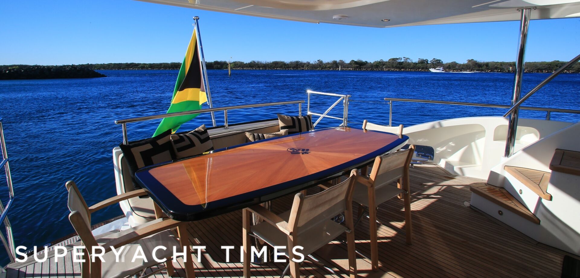 Sophia yacht aft deck