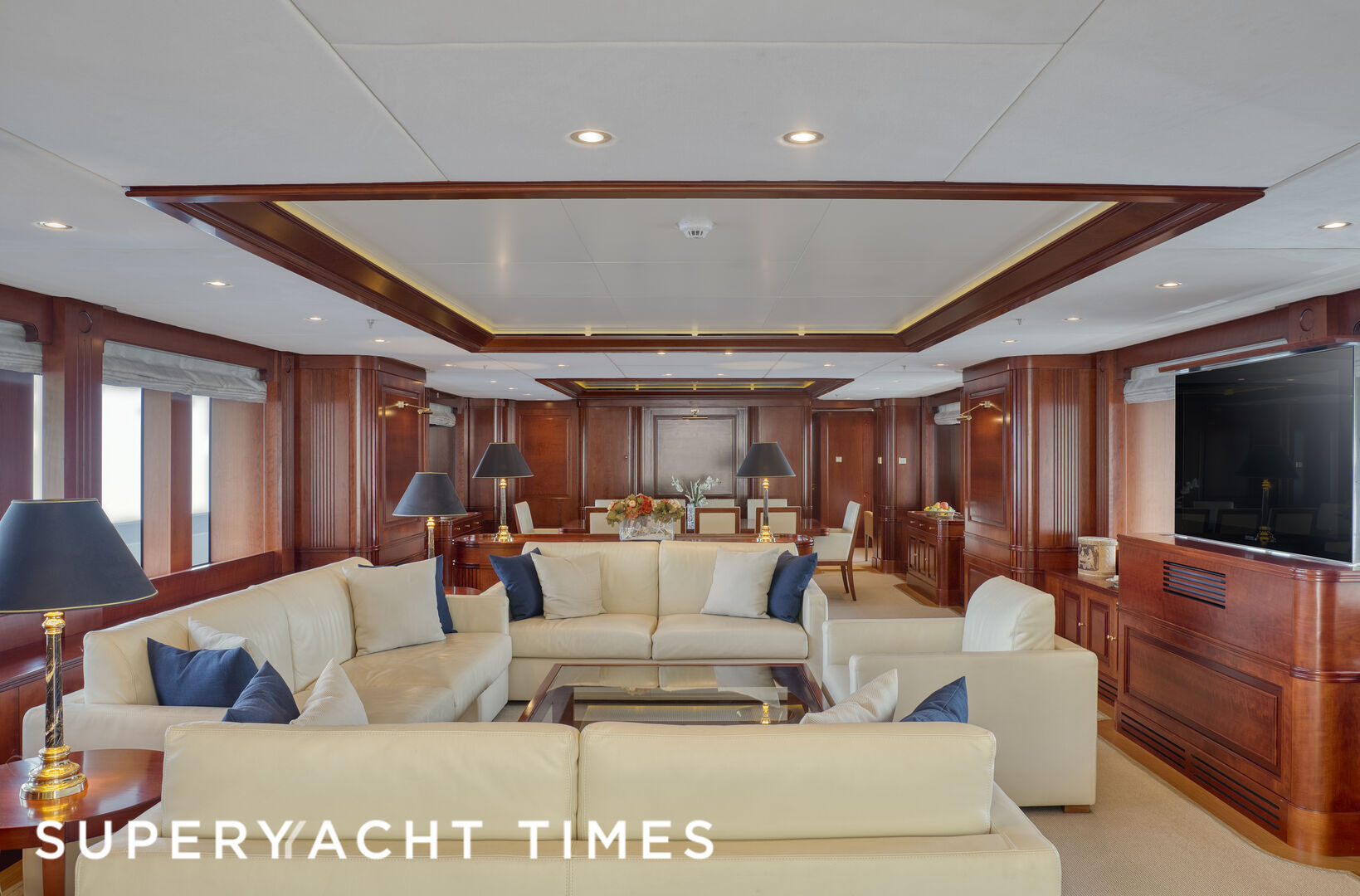 Follow Me V yacht living area