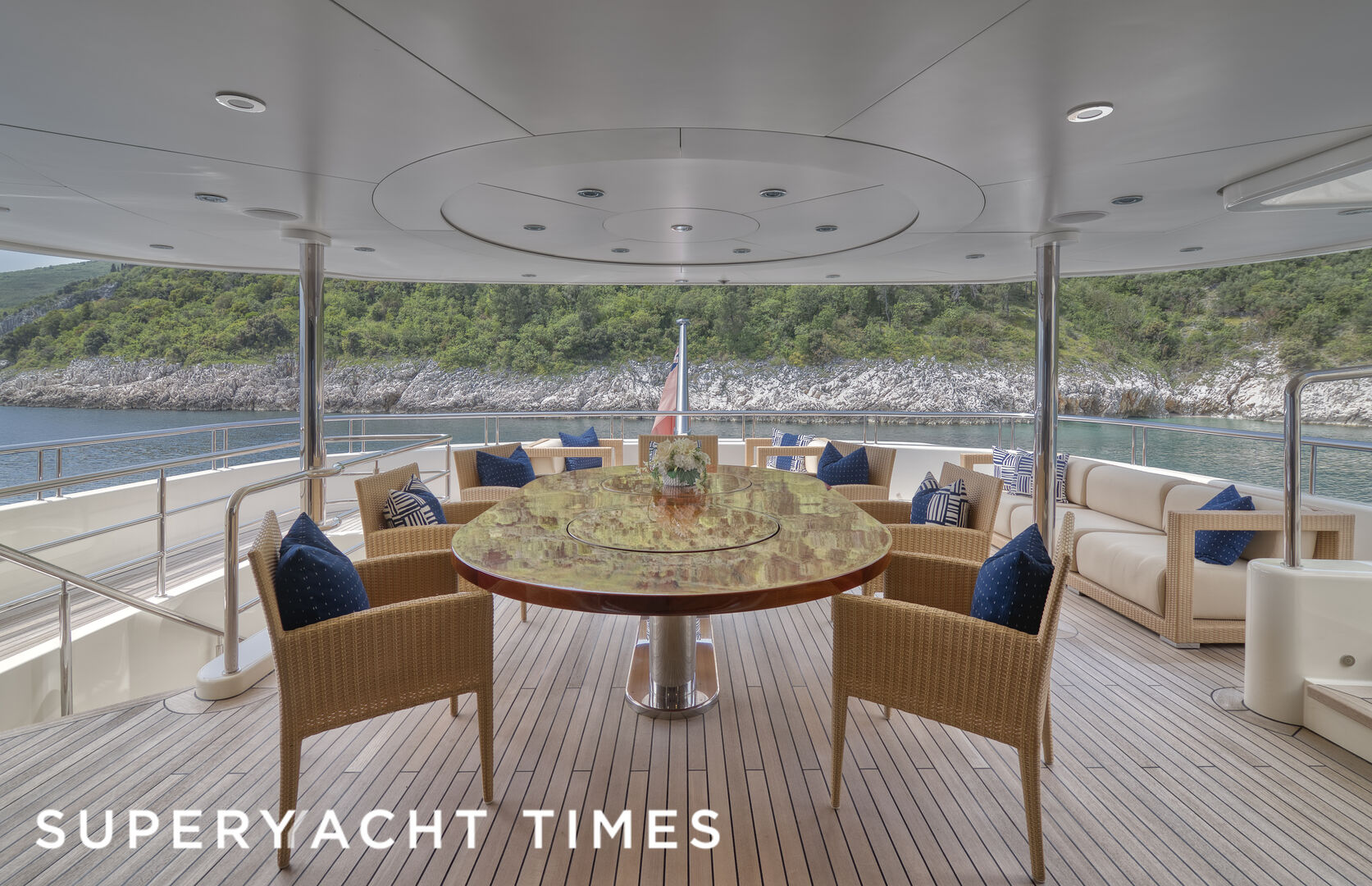 Follow Me V yacht deck