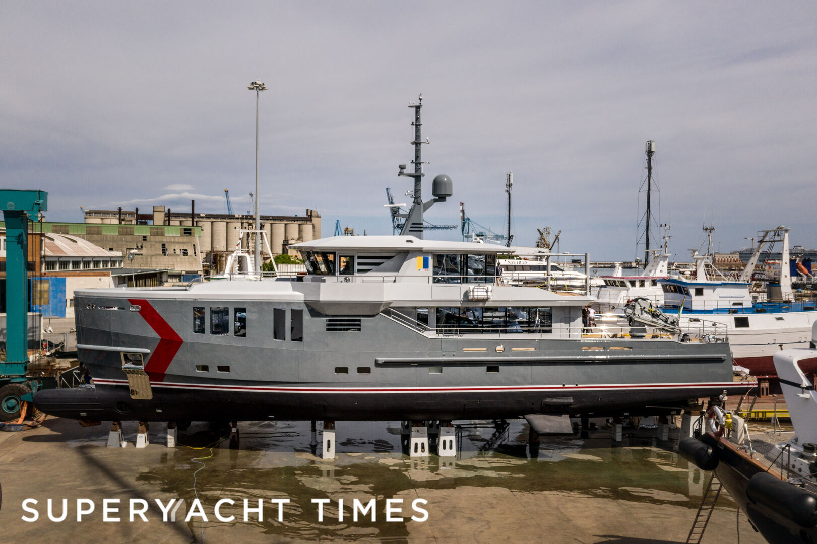 CPN launches 37m explorer yacht K-584 in Ancona