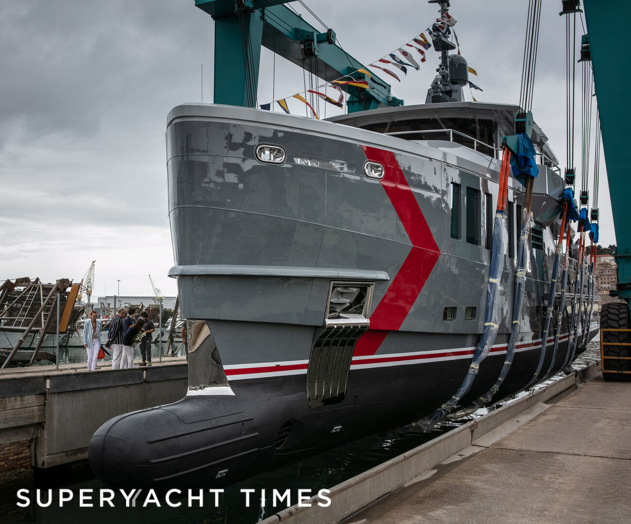 CPN launches 37m explorer yacht K-584 in Ancona