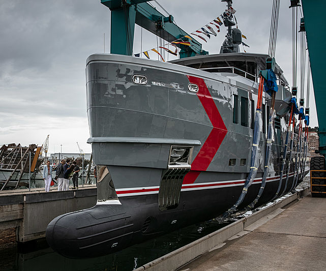 CPN launches 37m explorer yacht K-584 in Ancona