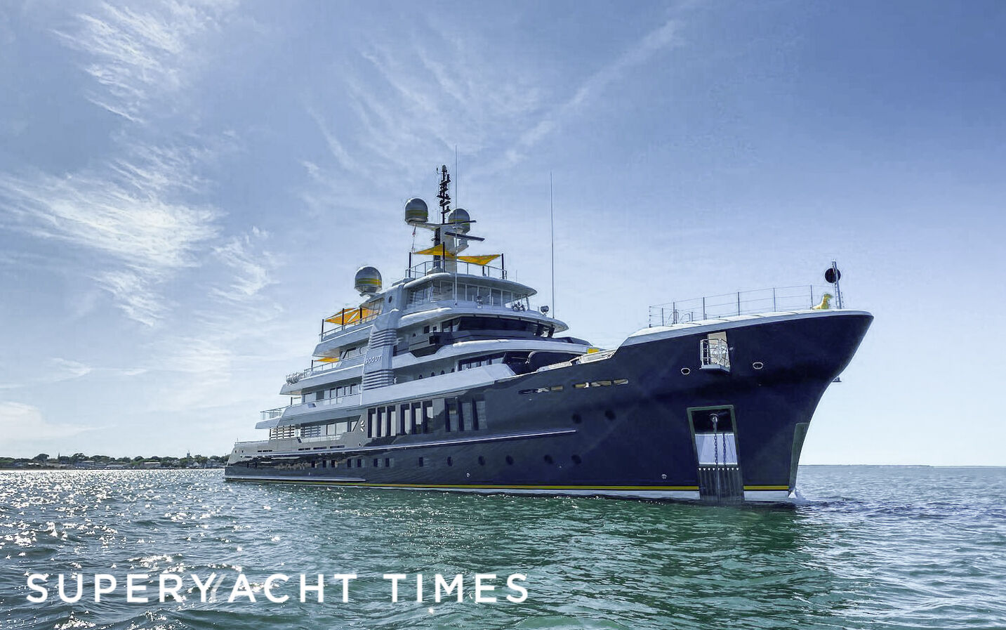 The 64m expedition yacht Scout in Martha’s Vineyard