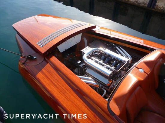 The breathtakingly beautiful speedboat Alpha-Z