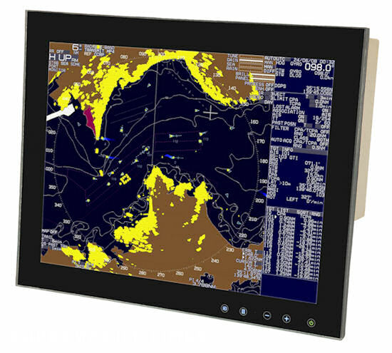 New bridge control monitors for superyachts from Aadaptiv