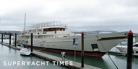 Refit of 90 metre superyacht Athena completed