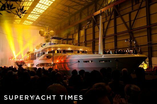 Musical christening for 65 metre Amels Sea Rhapsody