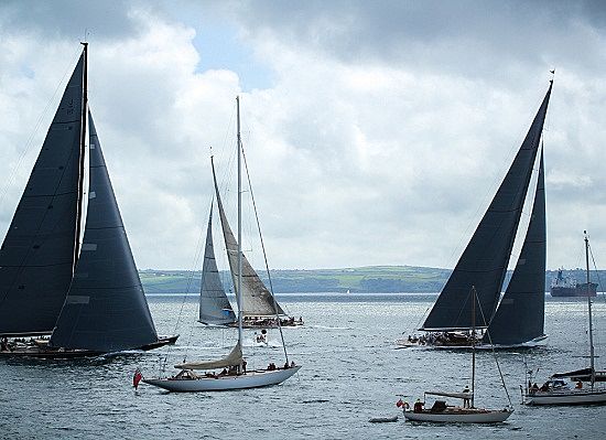 Exciting last day of superyacht racing in Falmouth