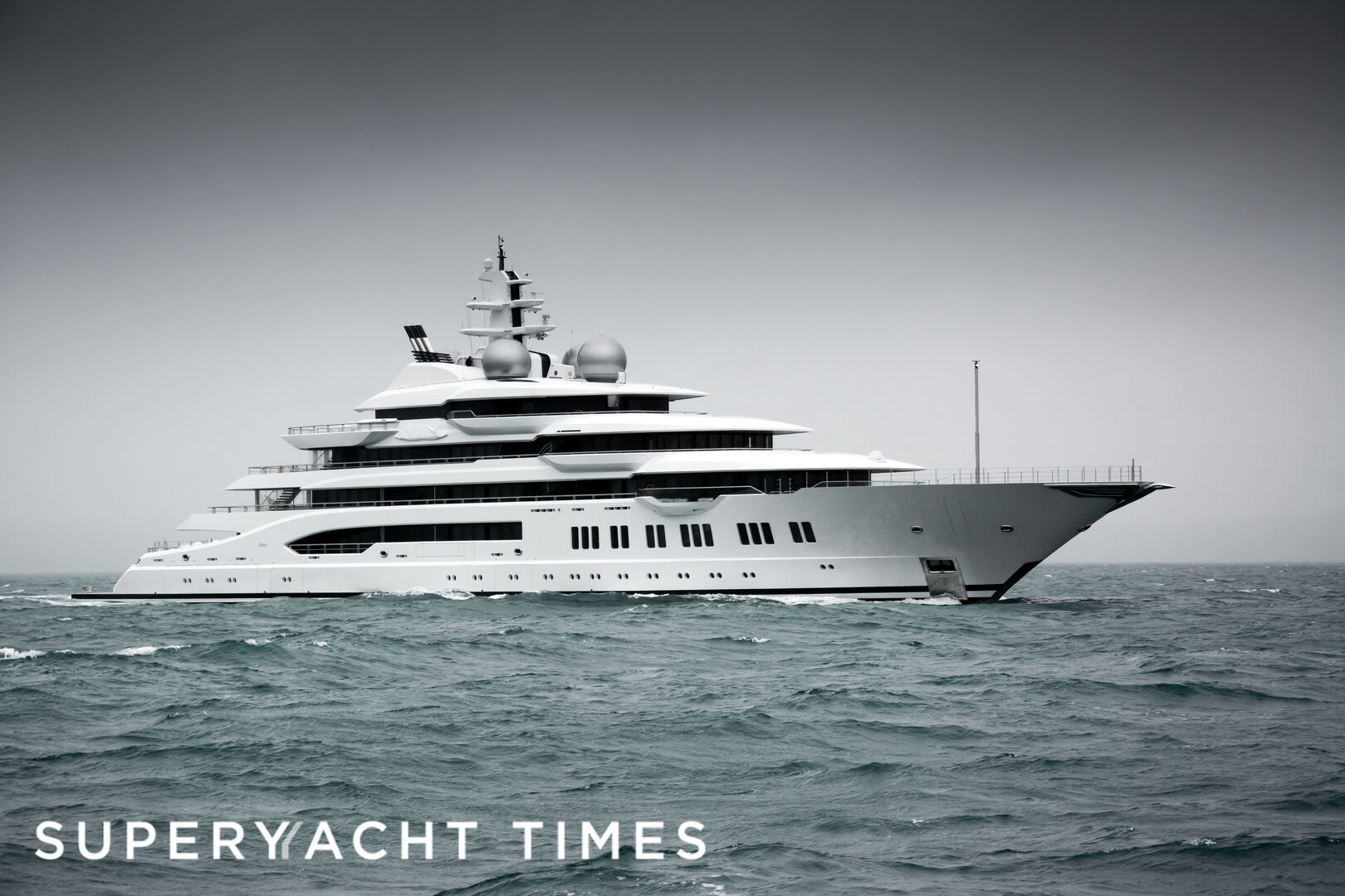 Seized Russianowned 106m superyacht Amadea arrives in San Diego