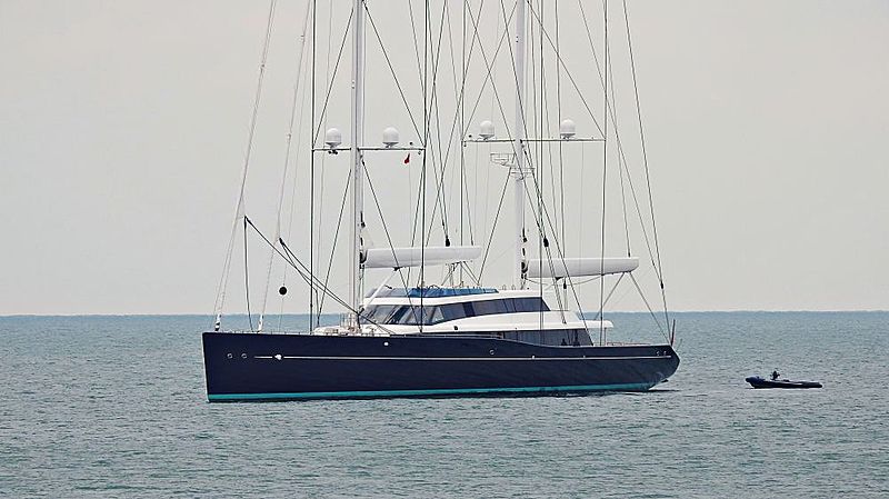 86m sailing yacht Aquijo delivered