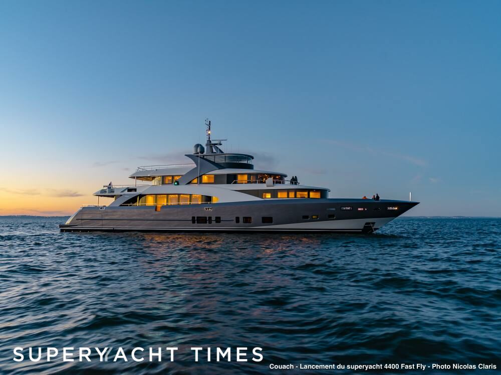 In Photos: Cruising with Couach Yachts' new 44m superyacht