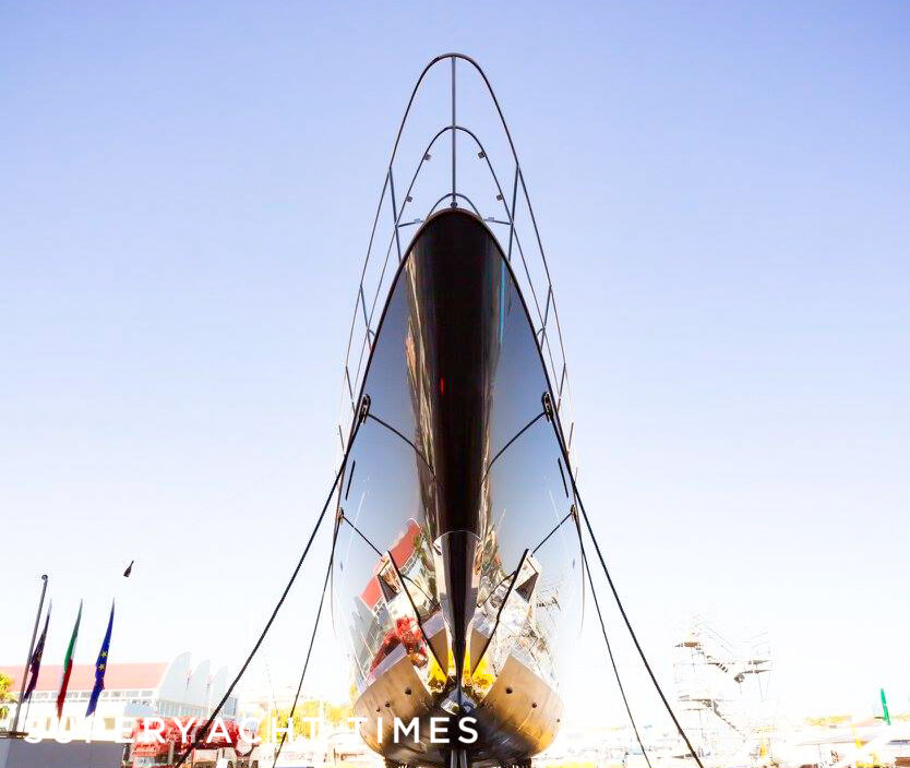 Launched: Perini Navi’s 60m sailing yacht Seven in the water