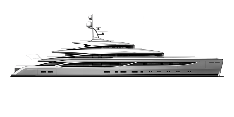 Benetti teams up with RWD on four custom superyacht designs