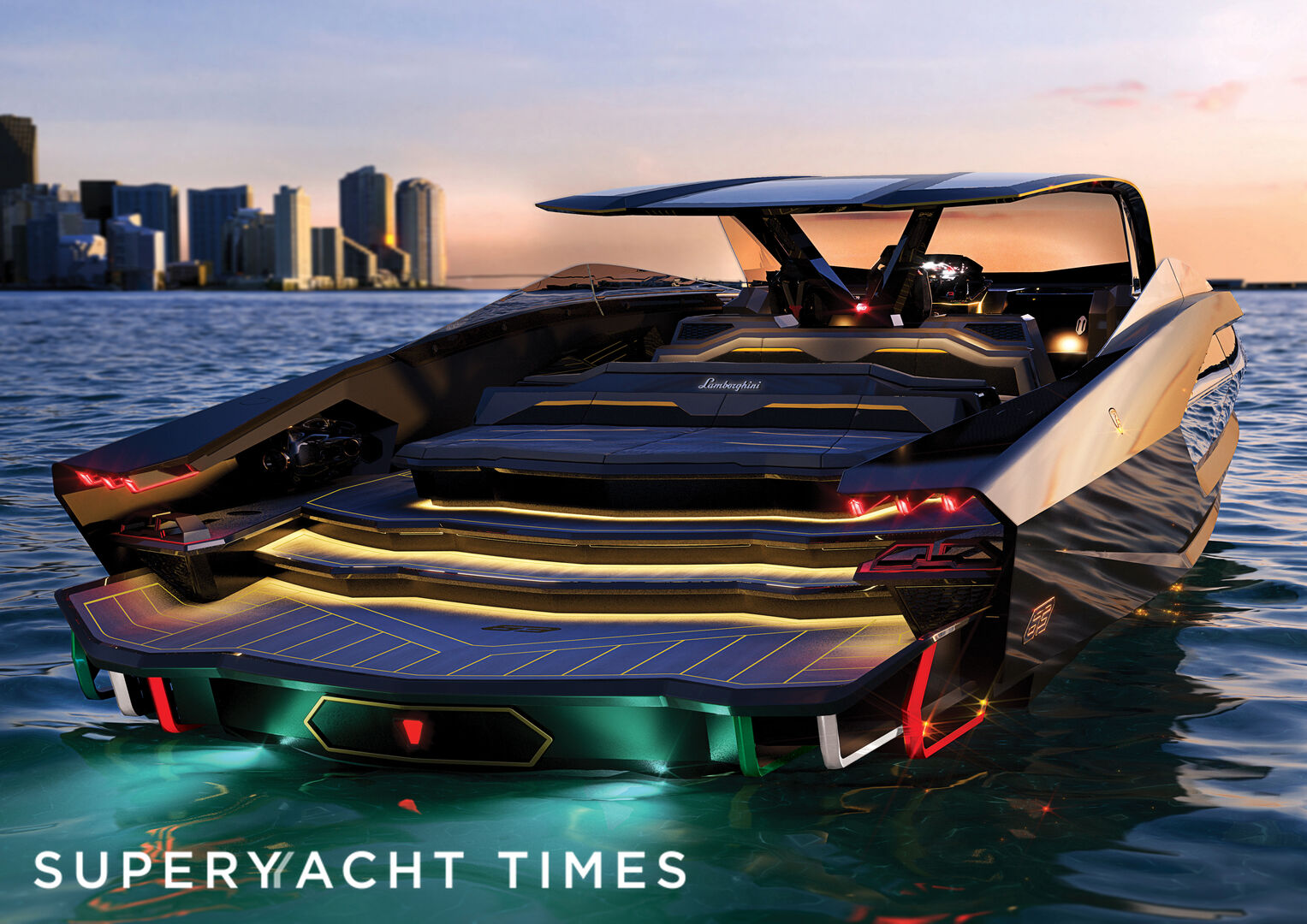 The Lambo hyper yacht: Italian Sea Group’s new Lamborghini 63 project