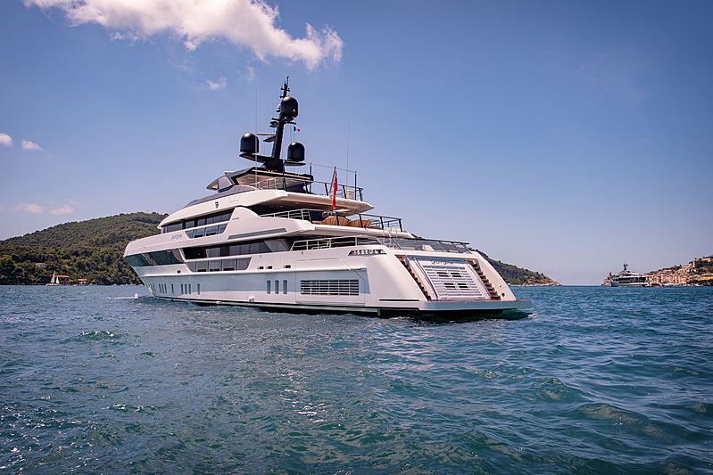 Lady Lena yacht anchored 