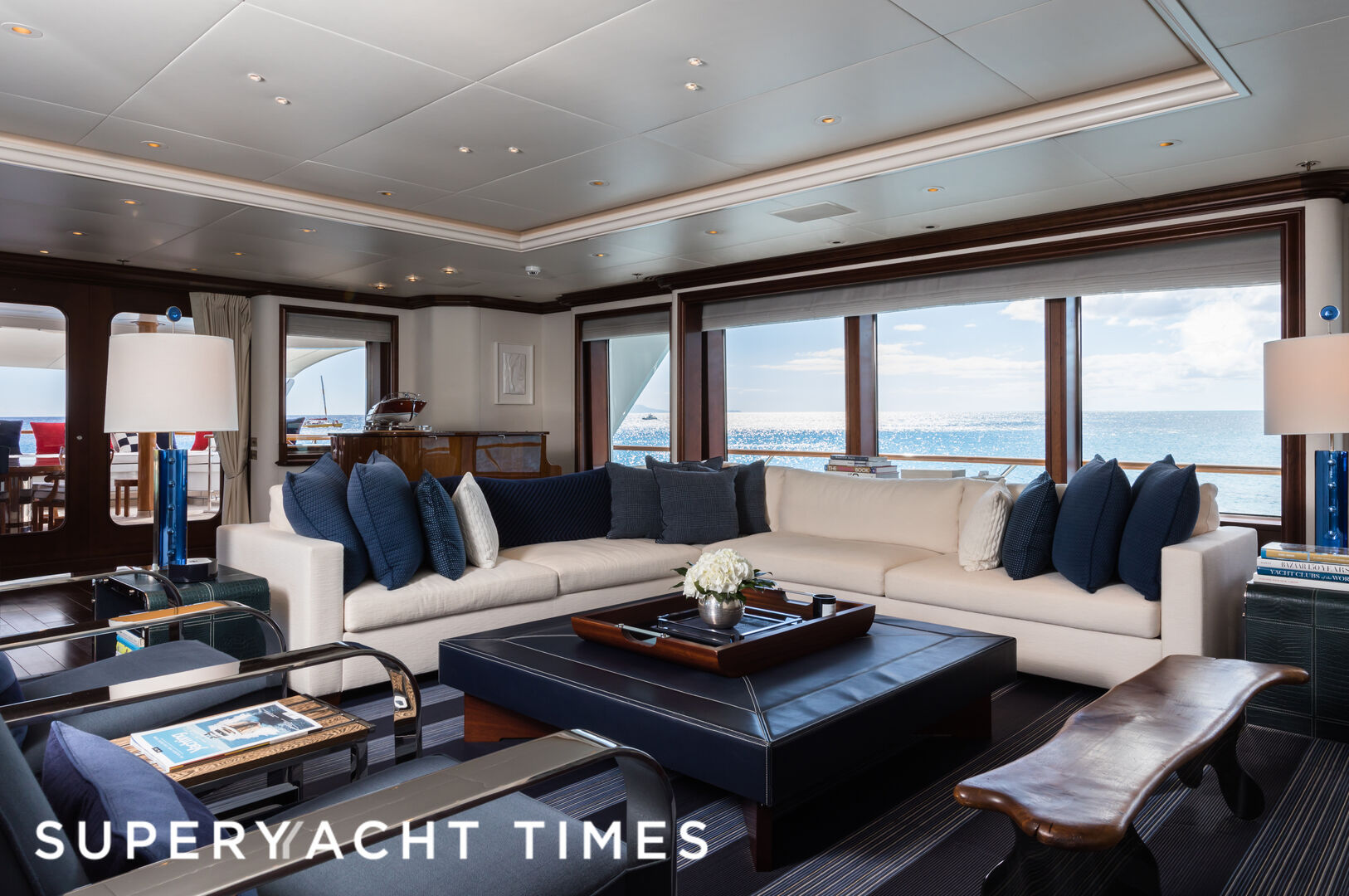 Flag yacht upper deck saloon 