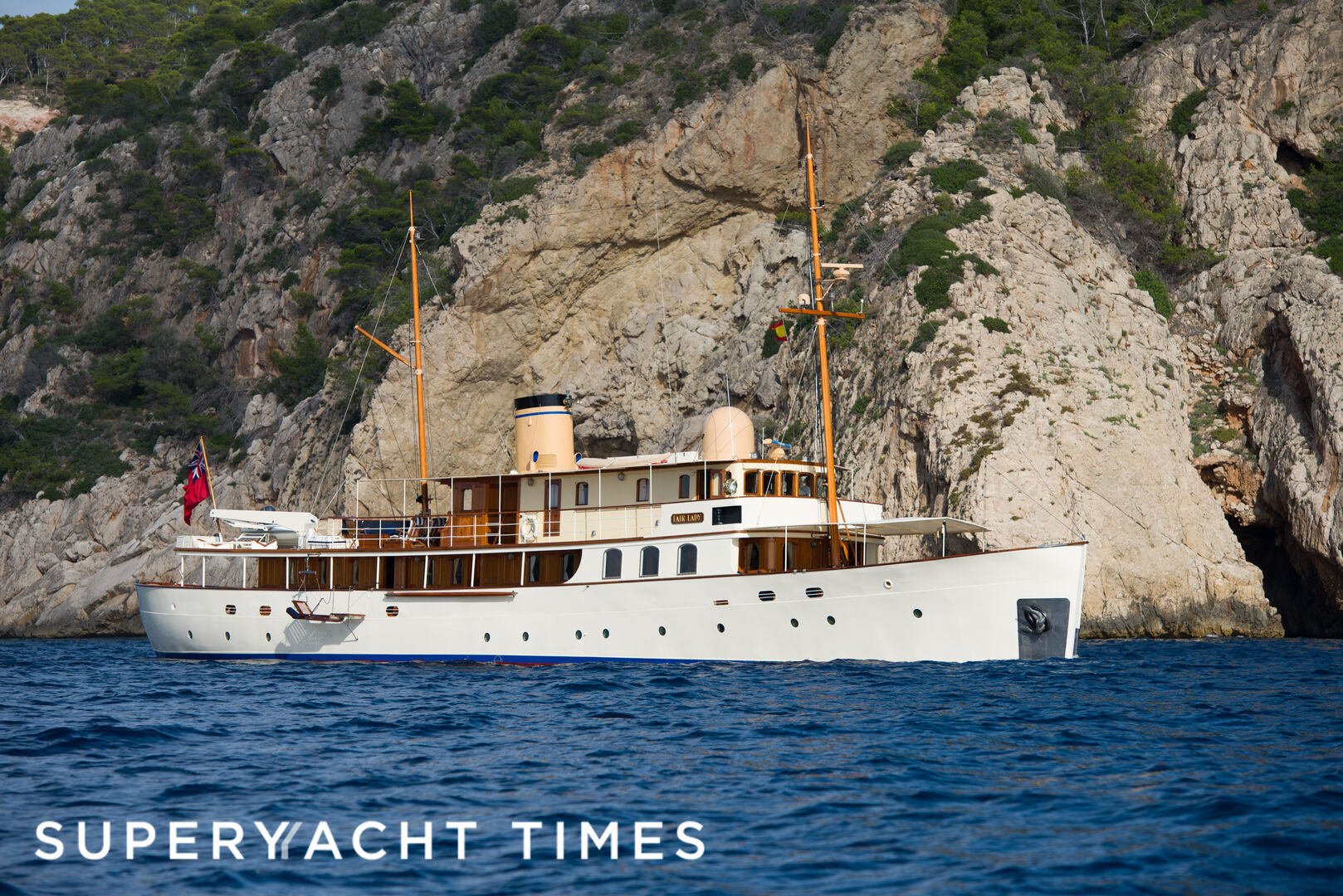 Fair Lady yacht anchored