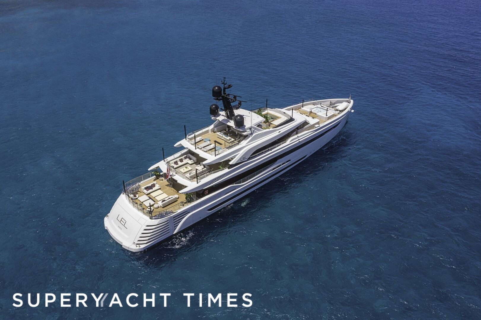 LEL yacht at anchor