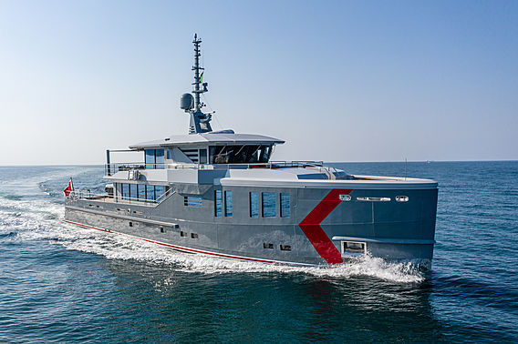 CPN delivers 37m explorer yacht K-584