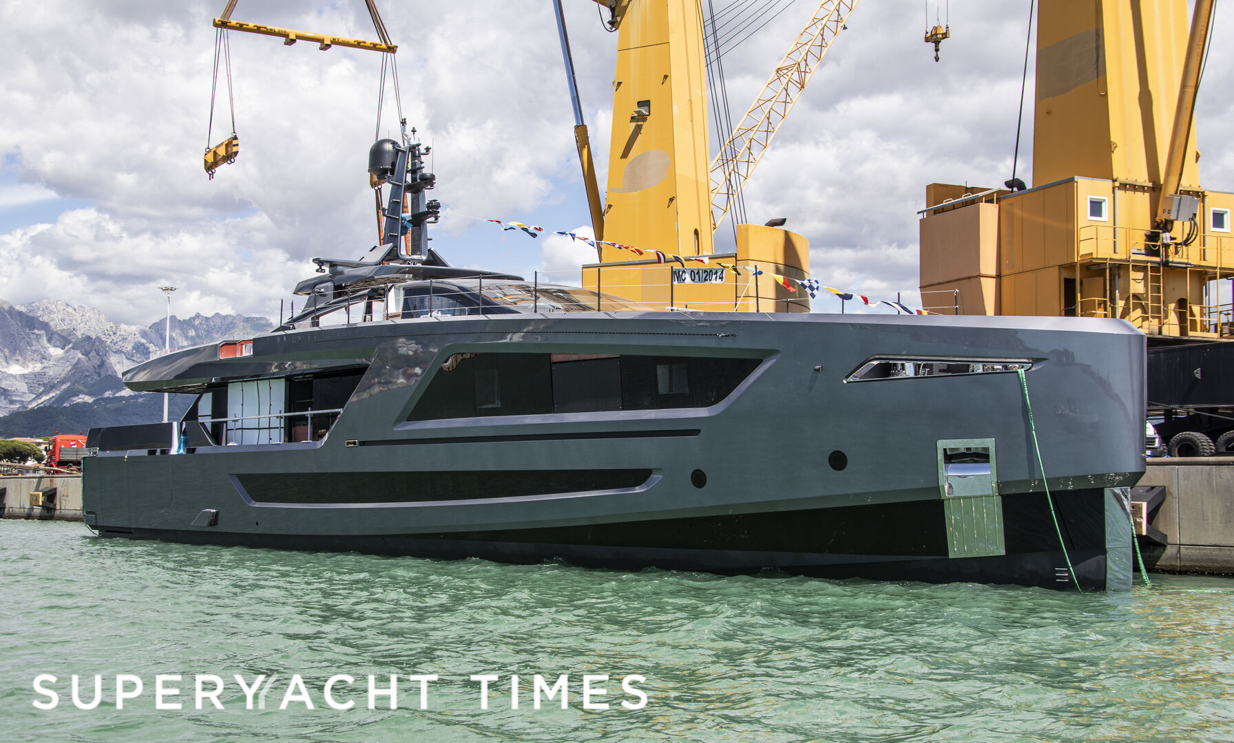 Panam yacht launch in La Spezia