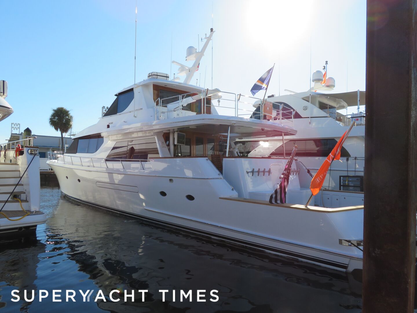 Vanquish yacht at Fort Lauderdale International Boat Show 2019