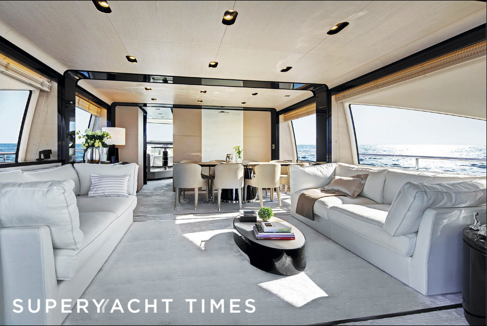 Concetta Marie yacht saloon