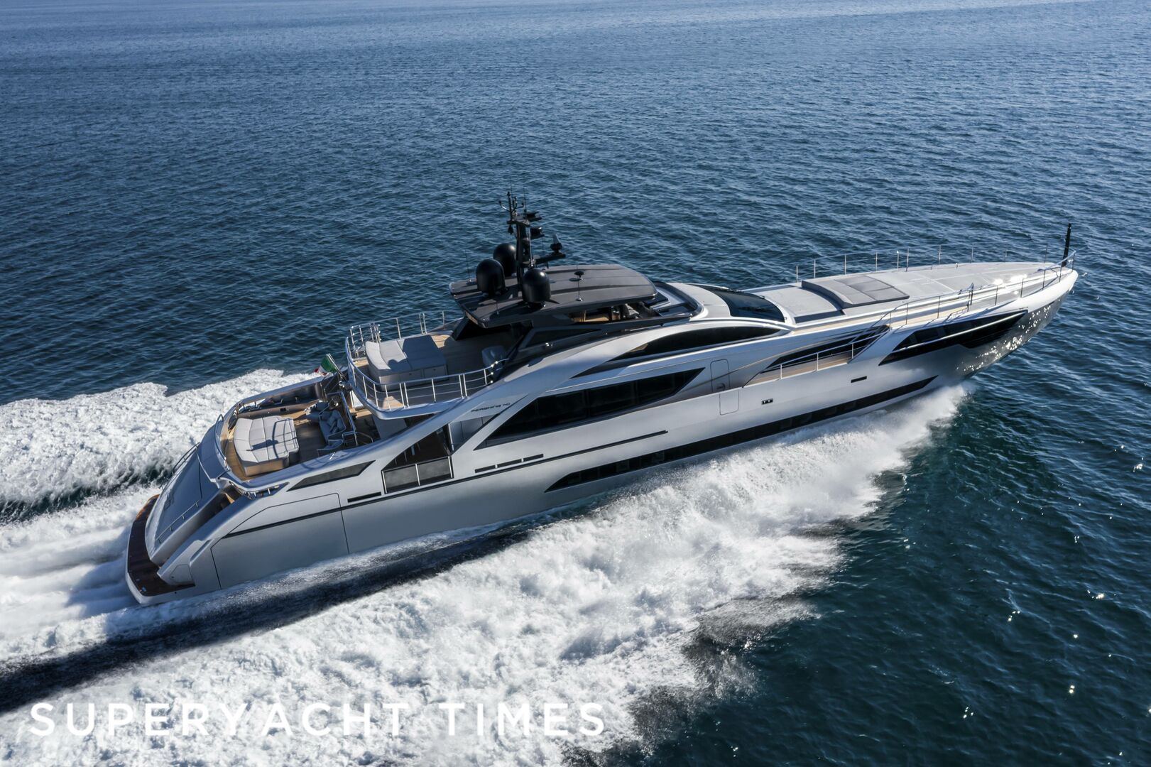 Pershing 140/02 yacht running 