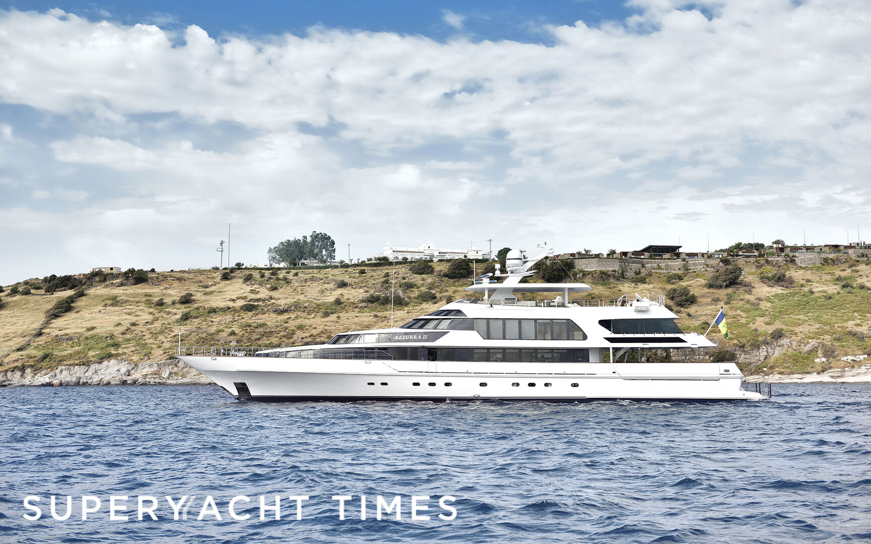 Azzurra II yacht cruising