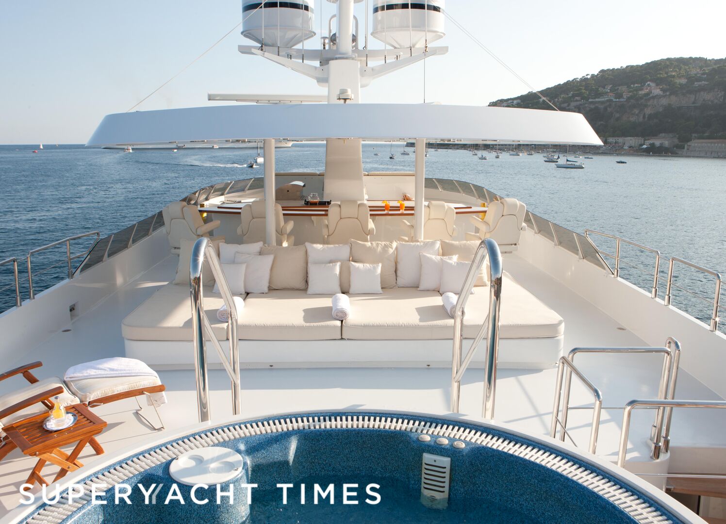 Azzurra II yacht deck