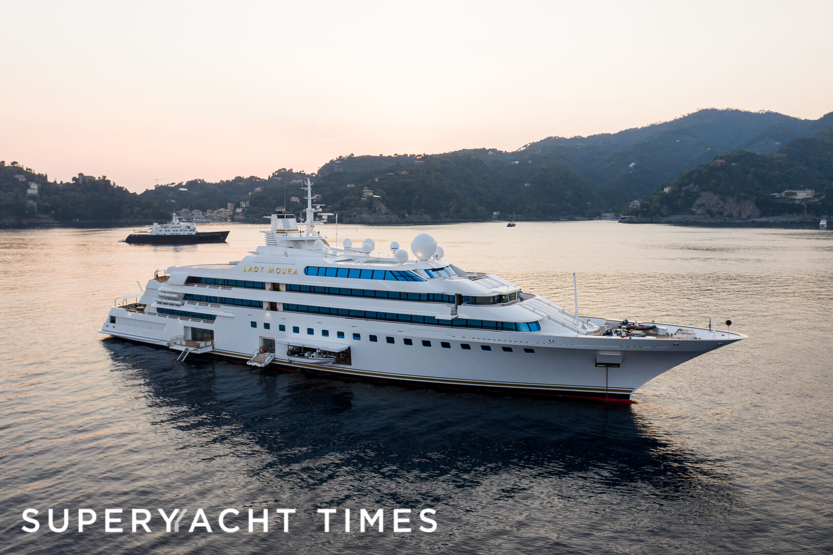 Lady Moura yacht by Blohn + Voss in Portofino