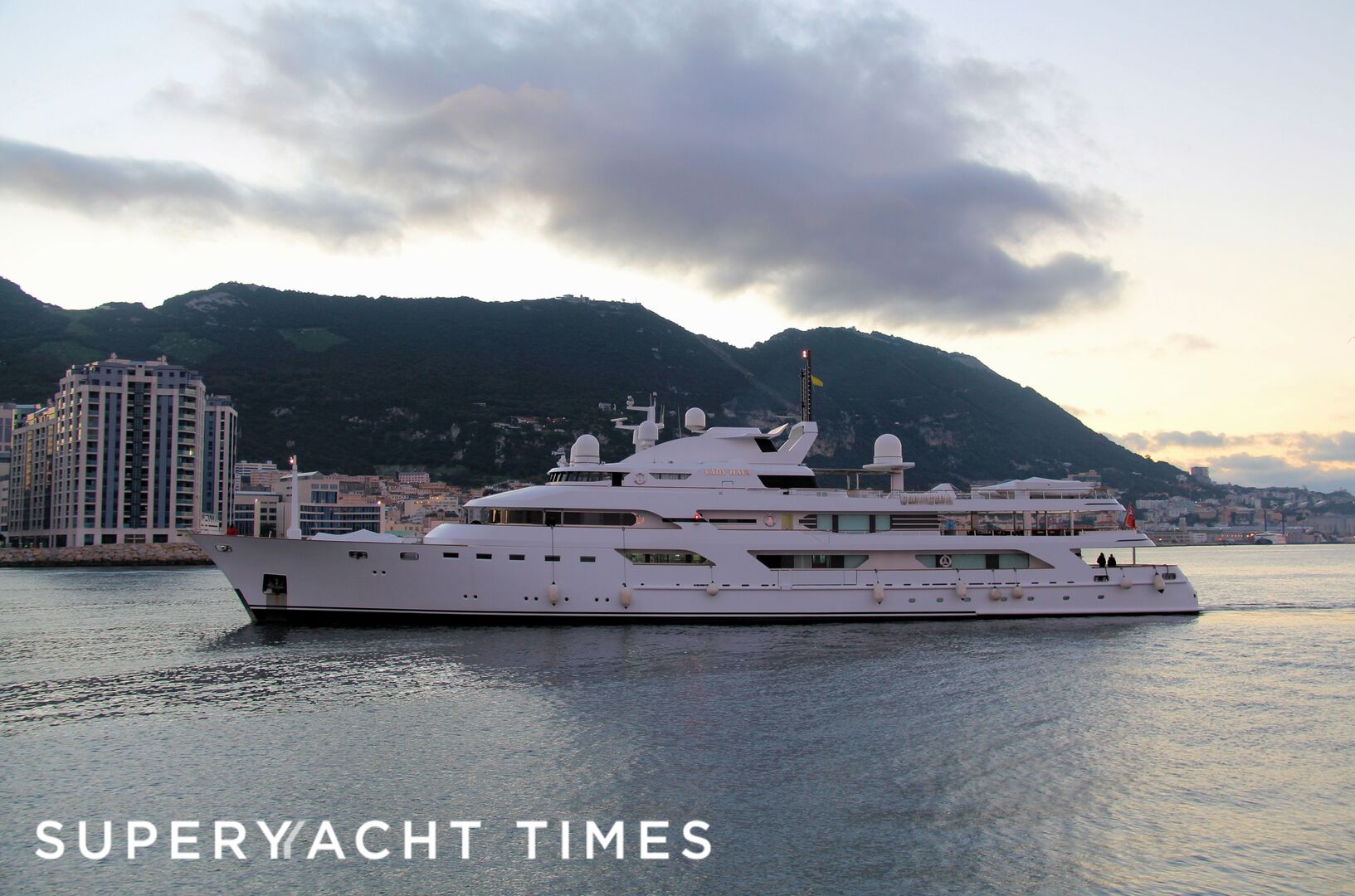 Lady Haya in Gibraltar