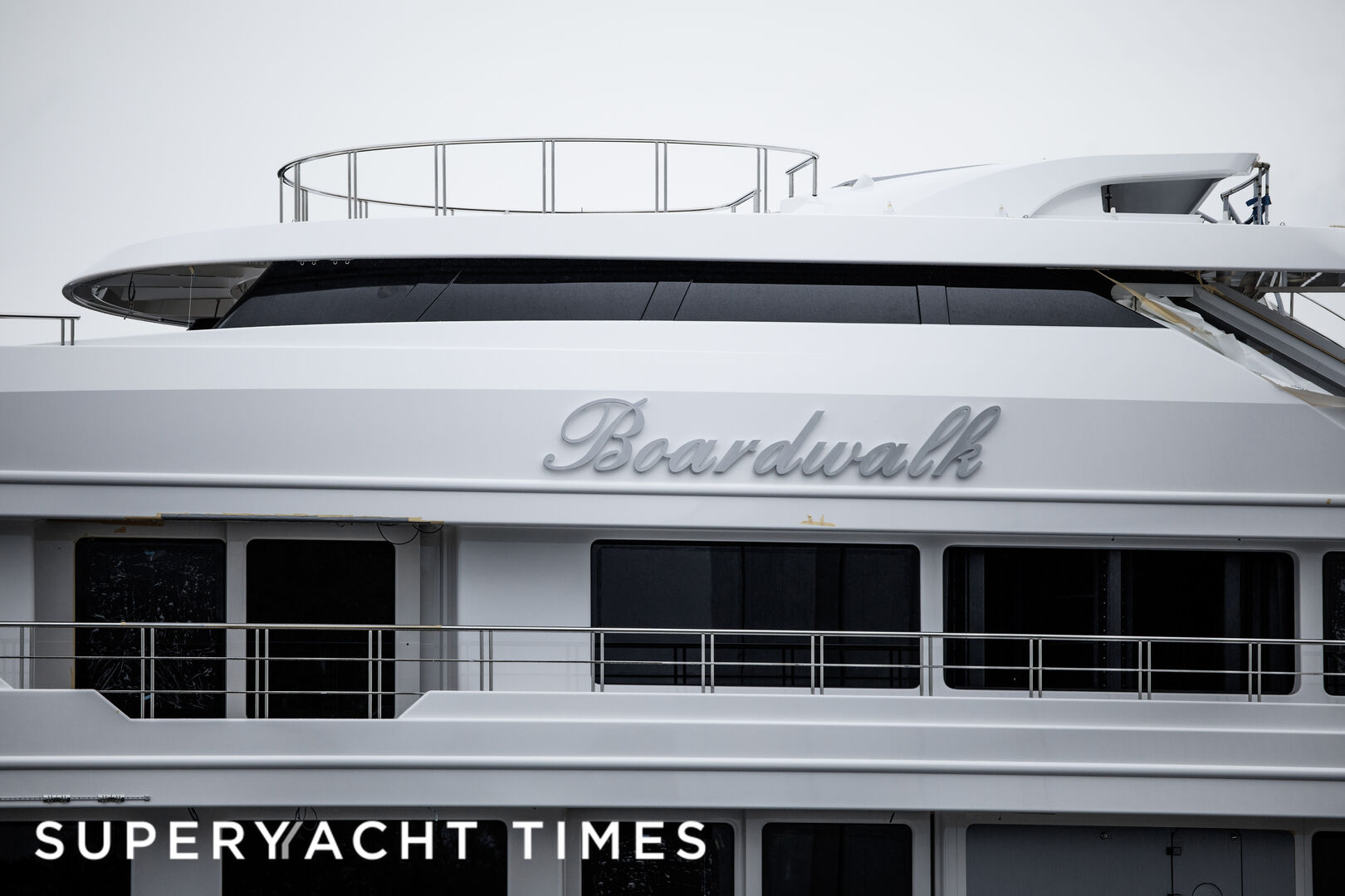 Feadship launches 77m motor yacht Boardwalk