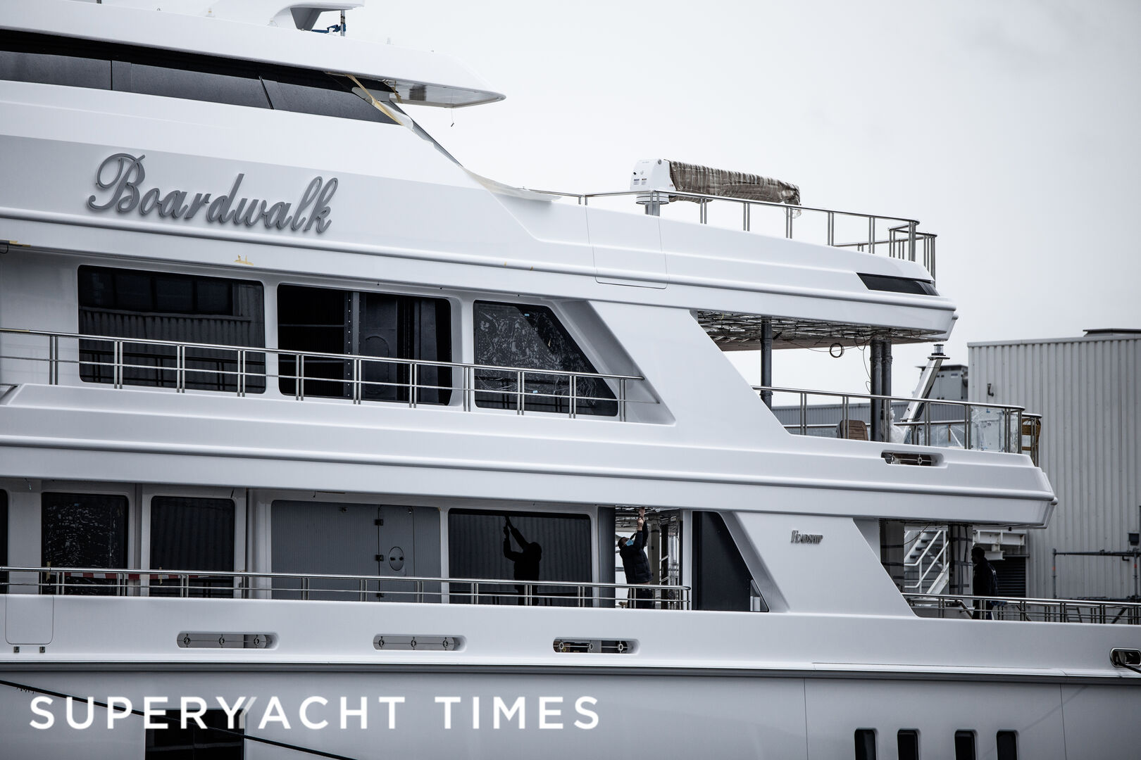 Feadship launches 77m motor yacht Boardwalk