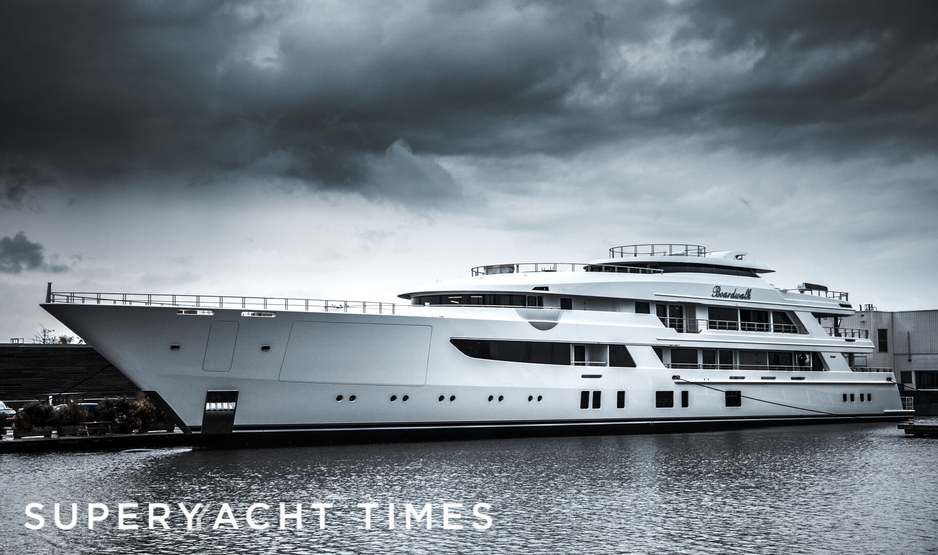Feadship launches 77m motor yacht Boardwalk