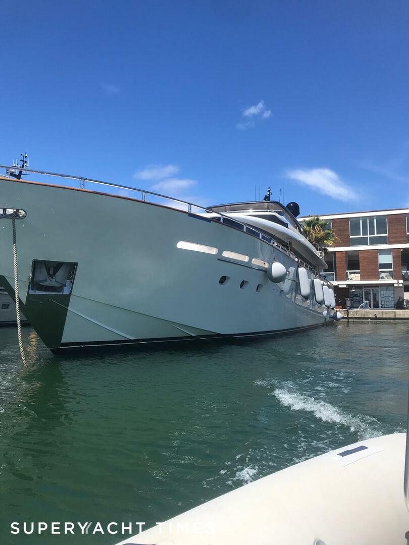 Fifth Avenue yacht in marina