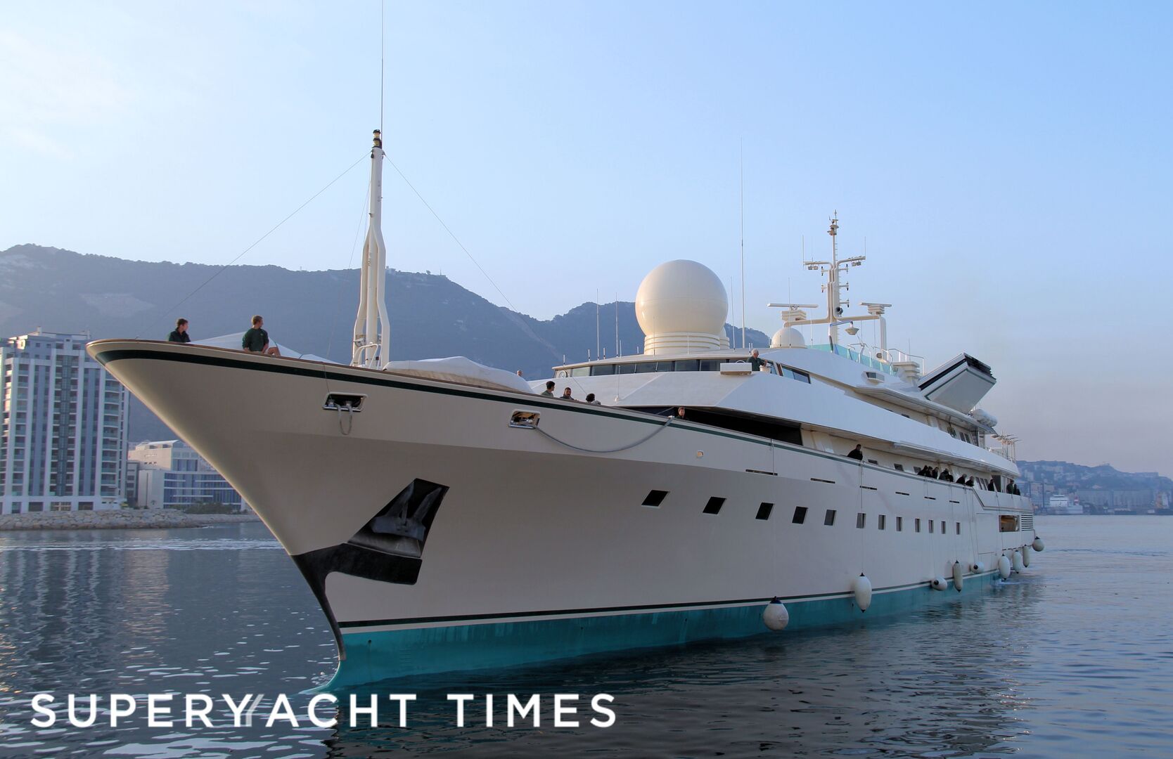 Kingdom 5KR arriving in Gibraltar