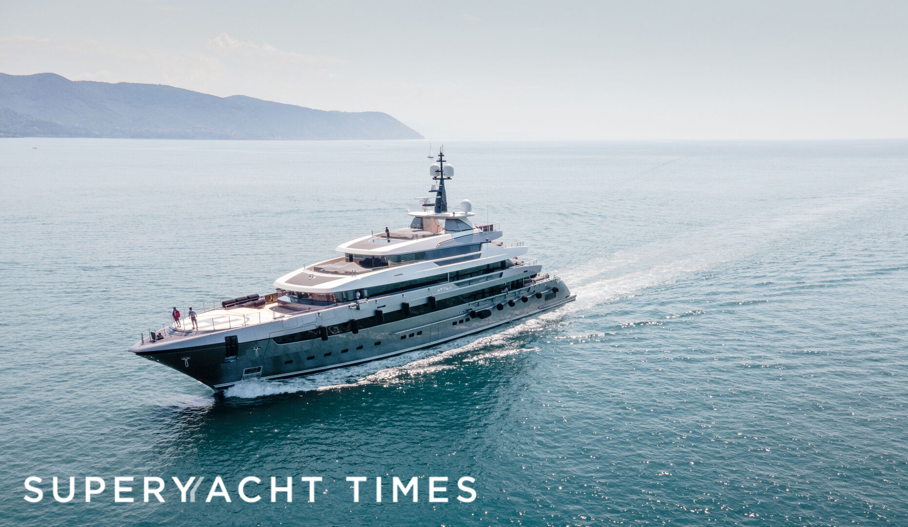 Attila yacht in La Spezia 